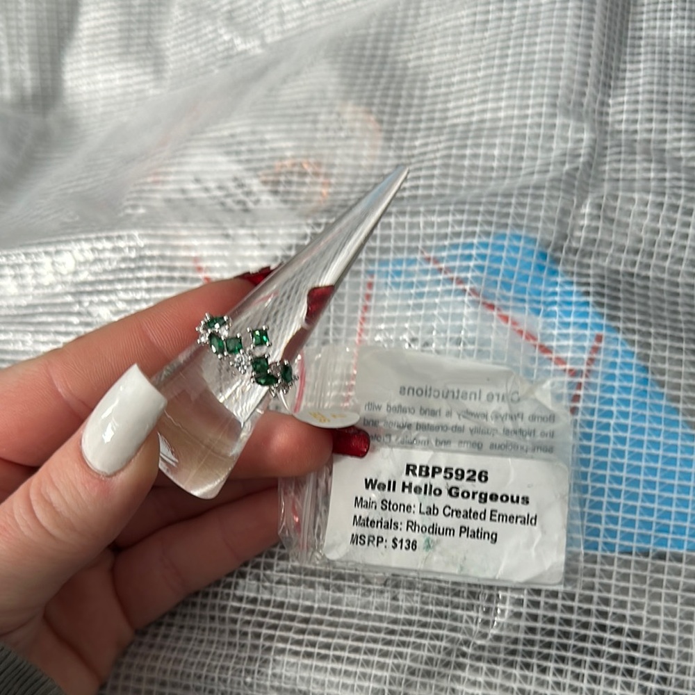 Well Hello Gorgeous Lab Created Emerald Ring